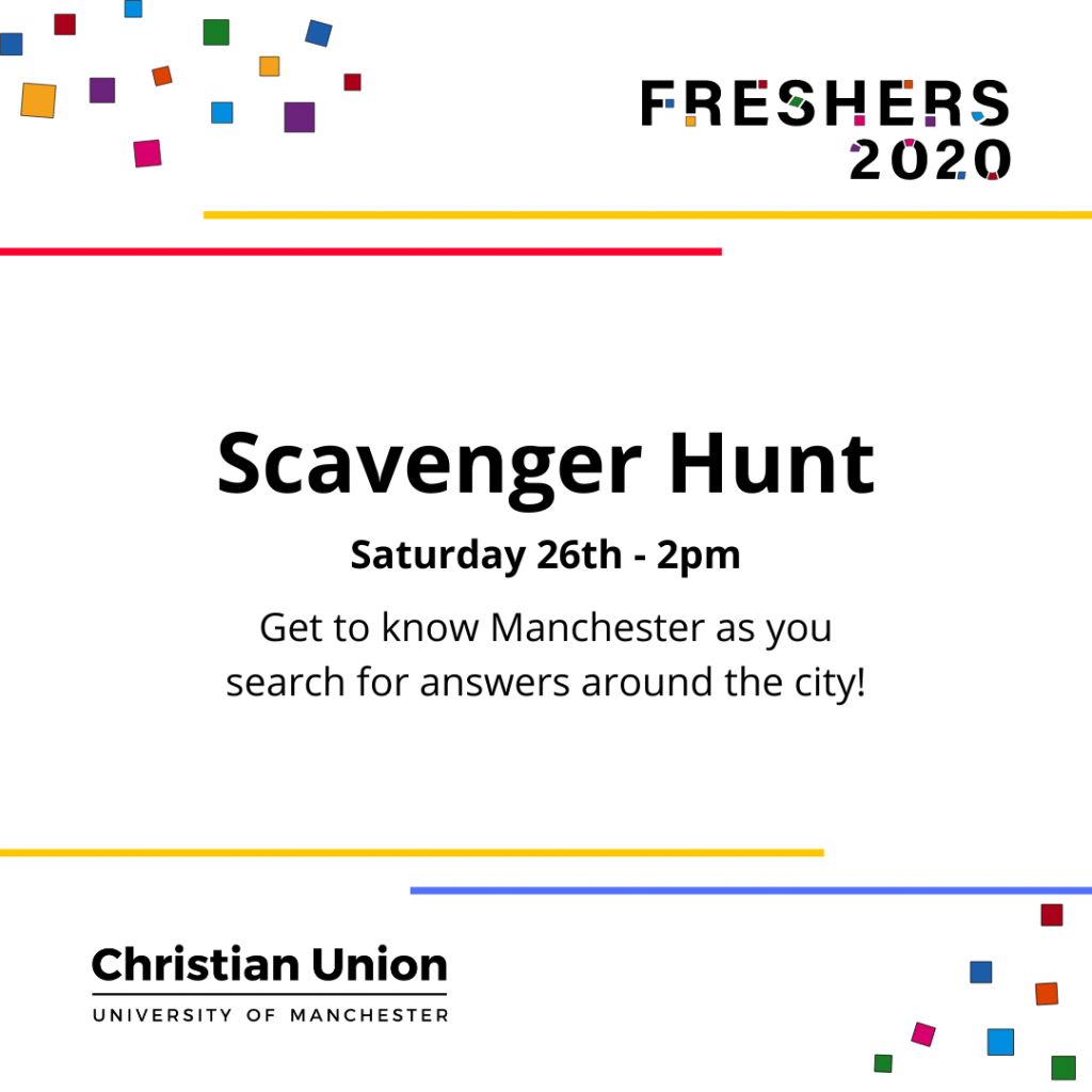 Freshers 2020 Scavenger Hunt