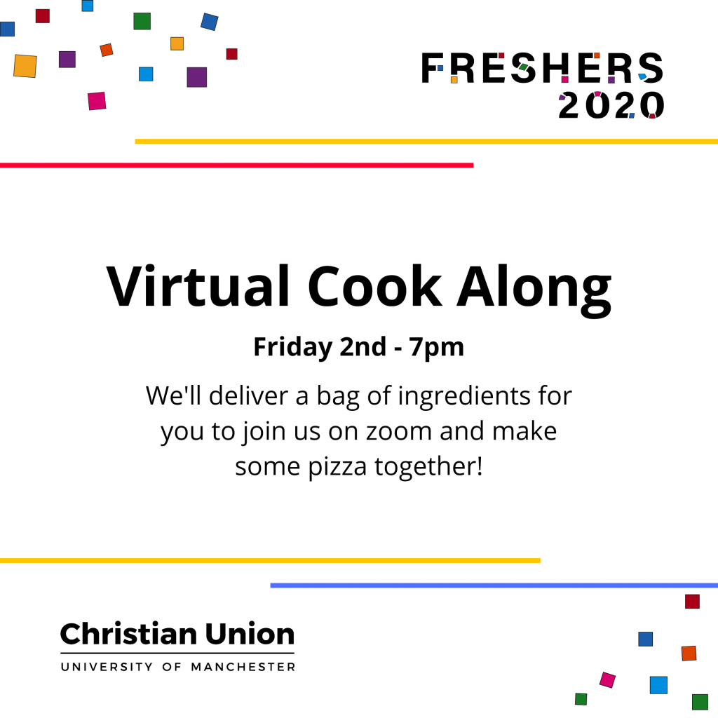 Freshers 2020 Virtual Cook Along